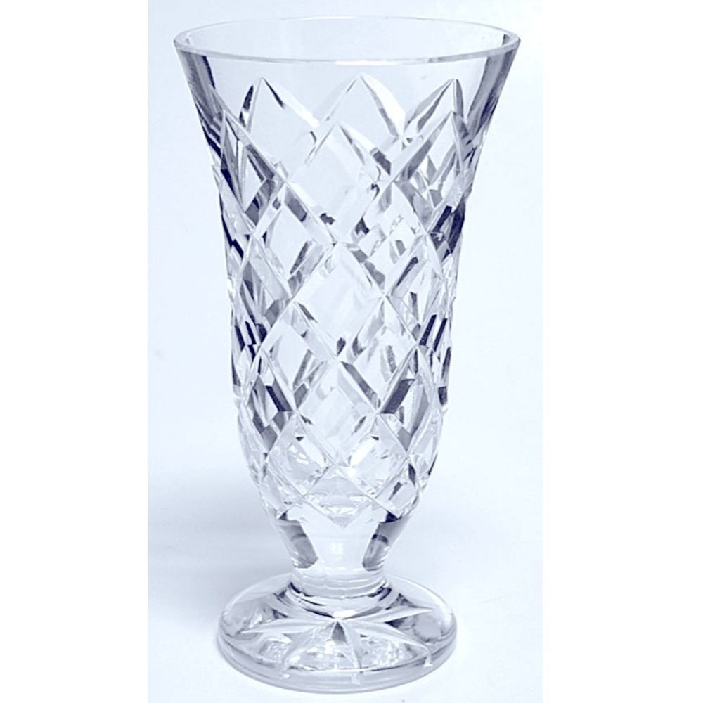 Kinsale Cut Vase Glass From Waterford Crystal‎ VTG